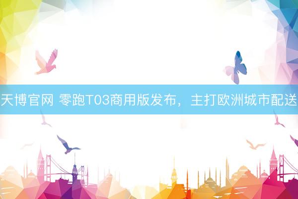 天博官网 零跑T03商用版发布，主打欧洲城市配送
